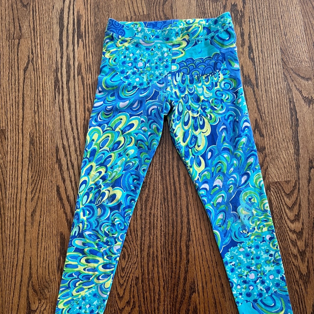 COPY - Girls Lilly Pulitzer leggings. Size 8/10